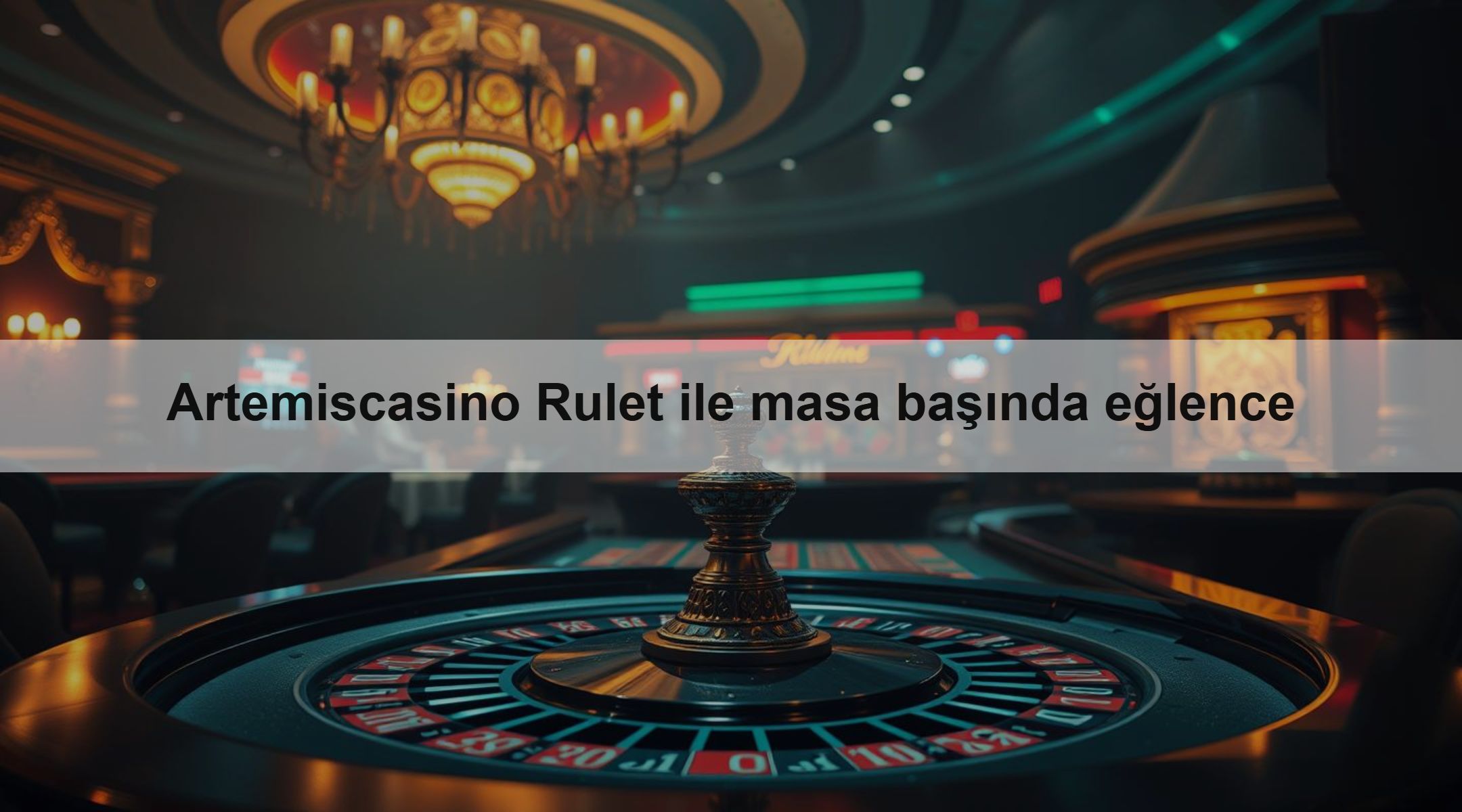 Artemiscasino Rulet ile masa başında eğlence
